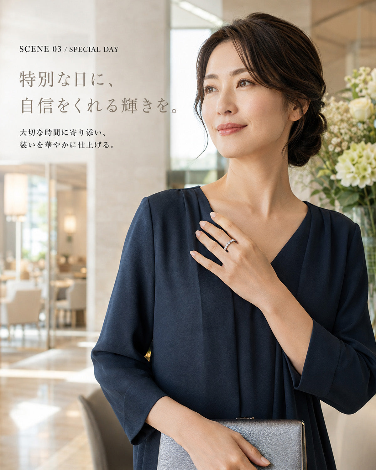 約3ct ラボグロウンダイヤモンド フルエタニティリング