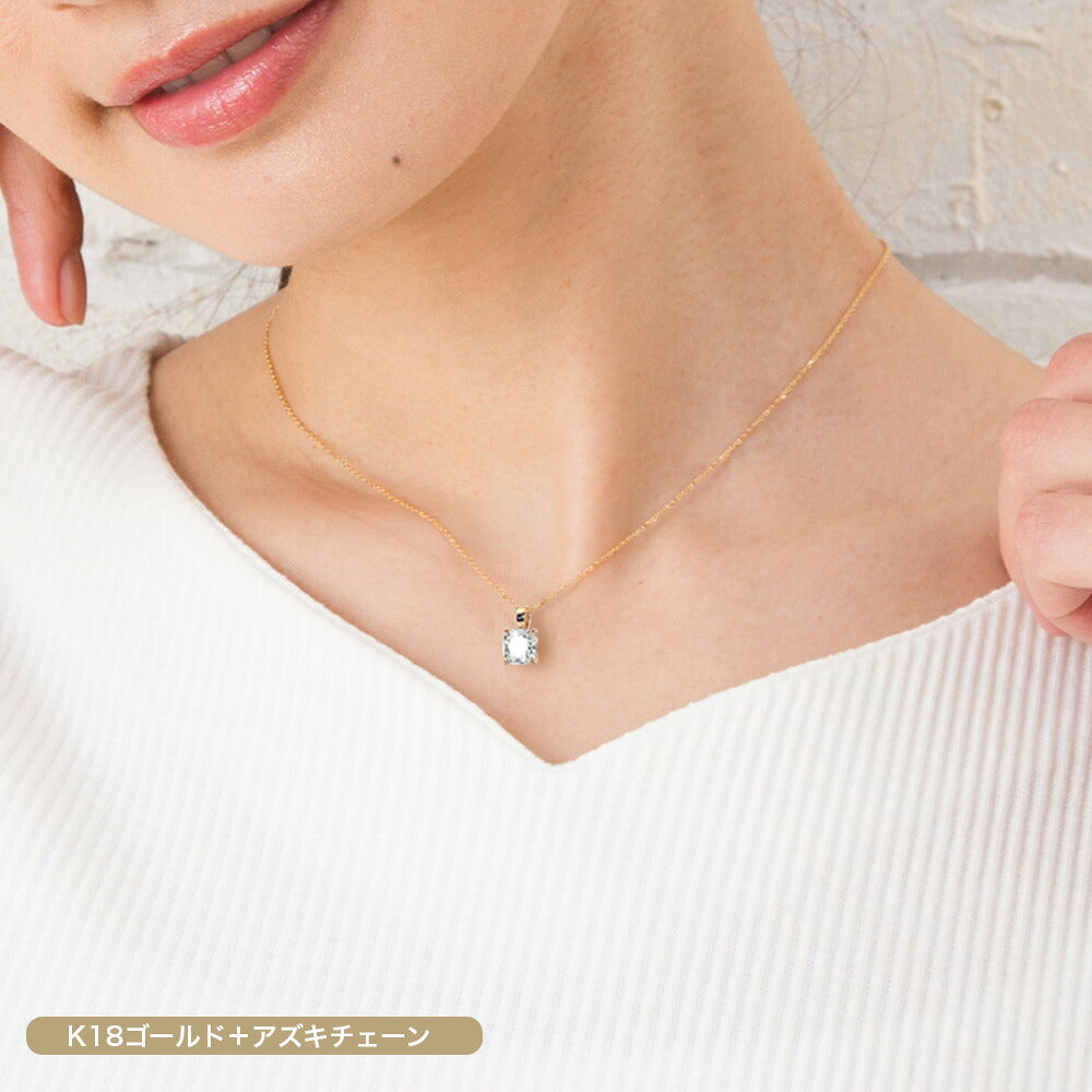 1ct クッションカット ラボグロウンダイヤモンド 一粒ネックレス 商品画像 12