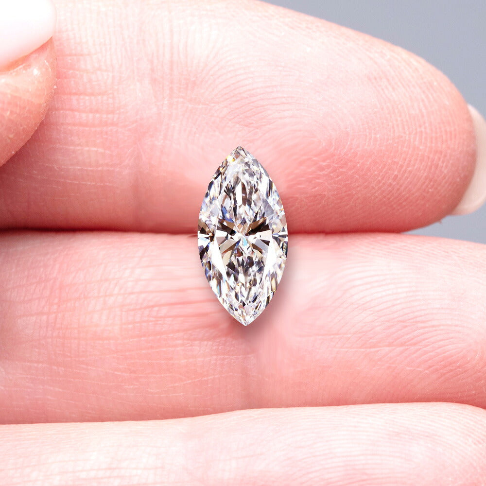 1ct マーキスカット ラボグロウンダイヤモンド 一粒ネックレス 商品画像 9