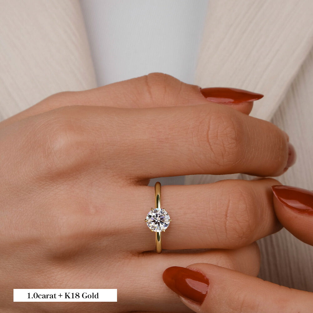 1ct~3ct ラボグロウンダイヤモンド 一粒ソリティアリング 商品画像 5