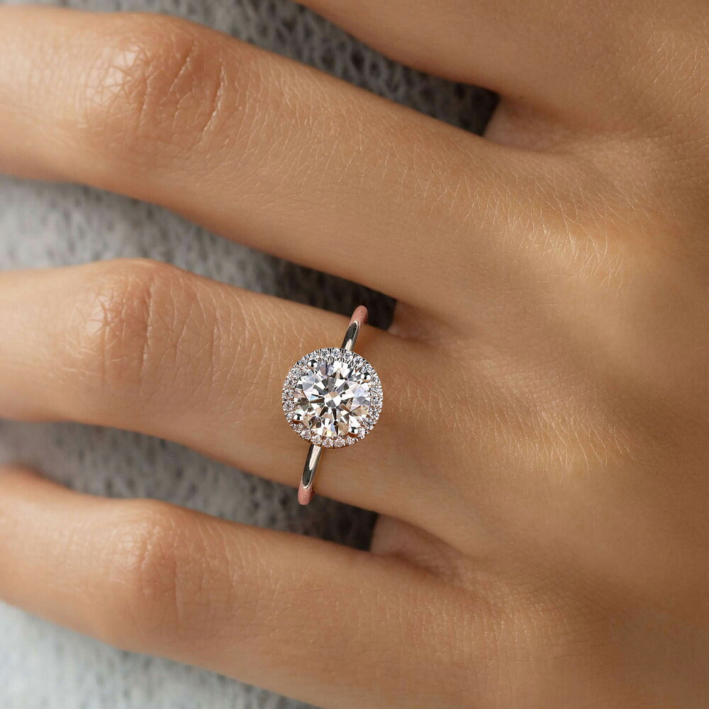 計1.18ct ラボグロウンダイヤモンド リング着用イメージ