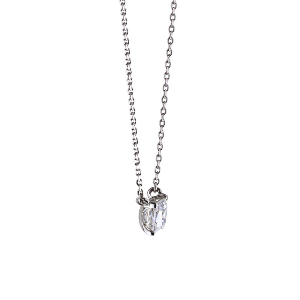 Pt900 モアサナイト プリンセスカット ネックレス|0.3ct・0.5ct・1ct 商品詳細・サイズ