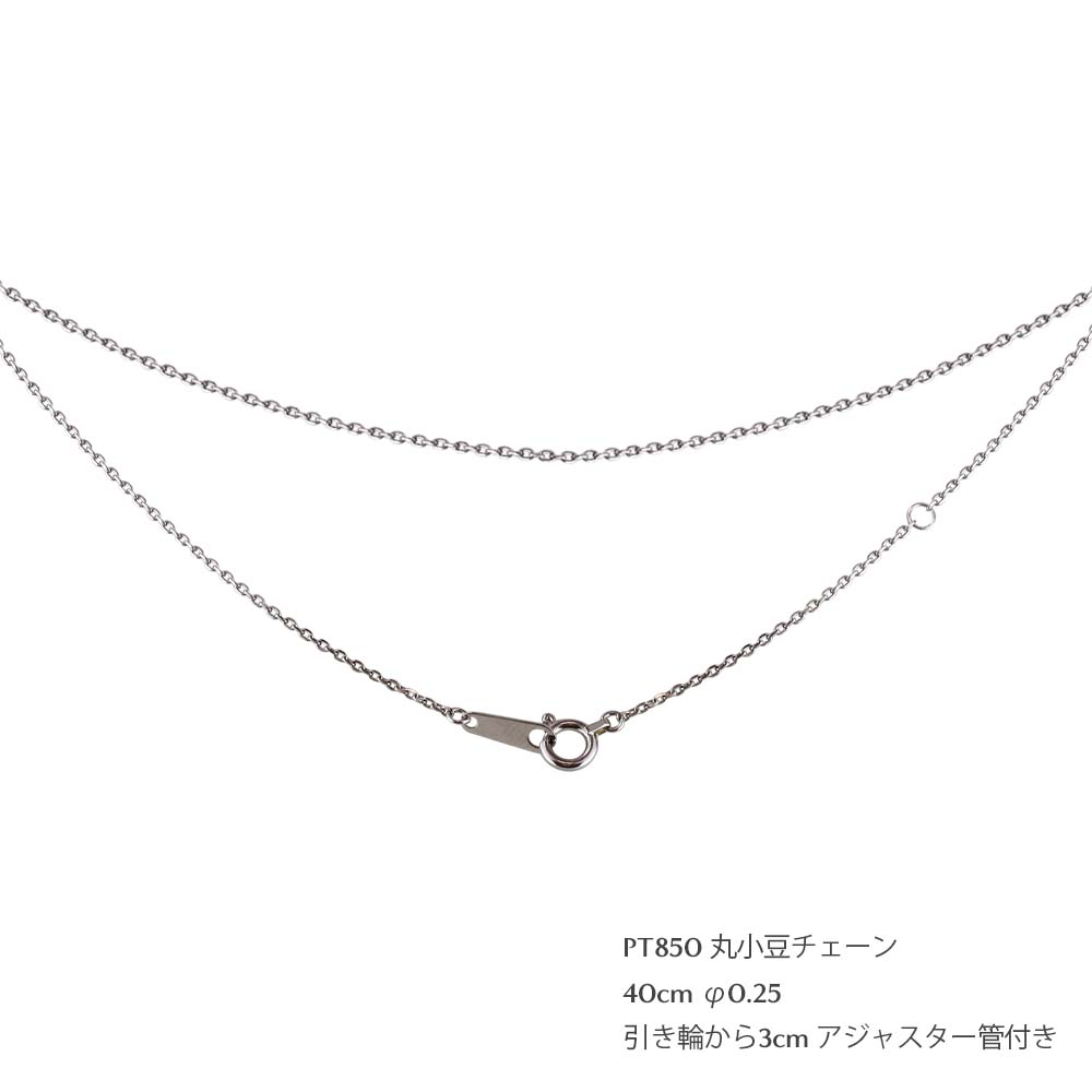 Pt900 モアサナイト ベゼルネックレス|0.3ct・0.5ct・1ct 商品詳細・サイズ