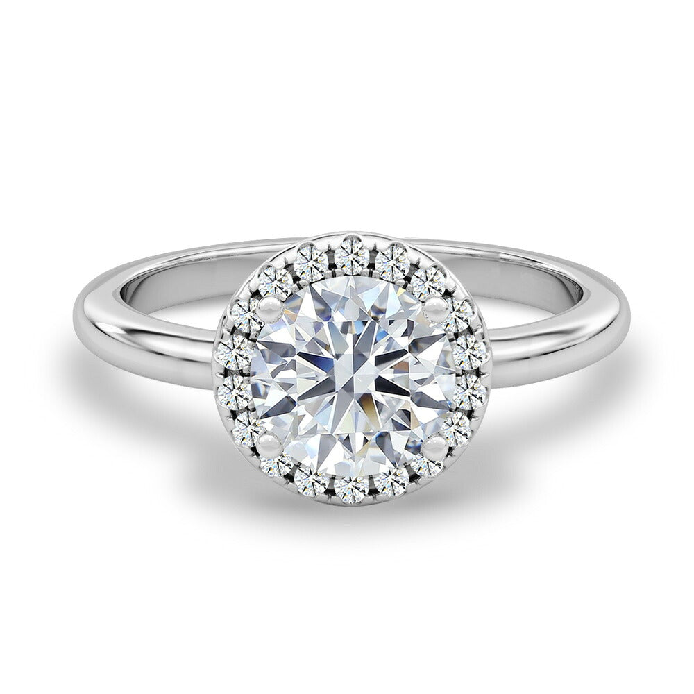 計1.18ct ラボグロウンダイヤモンド Pt900 白背景
