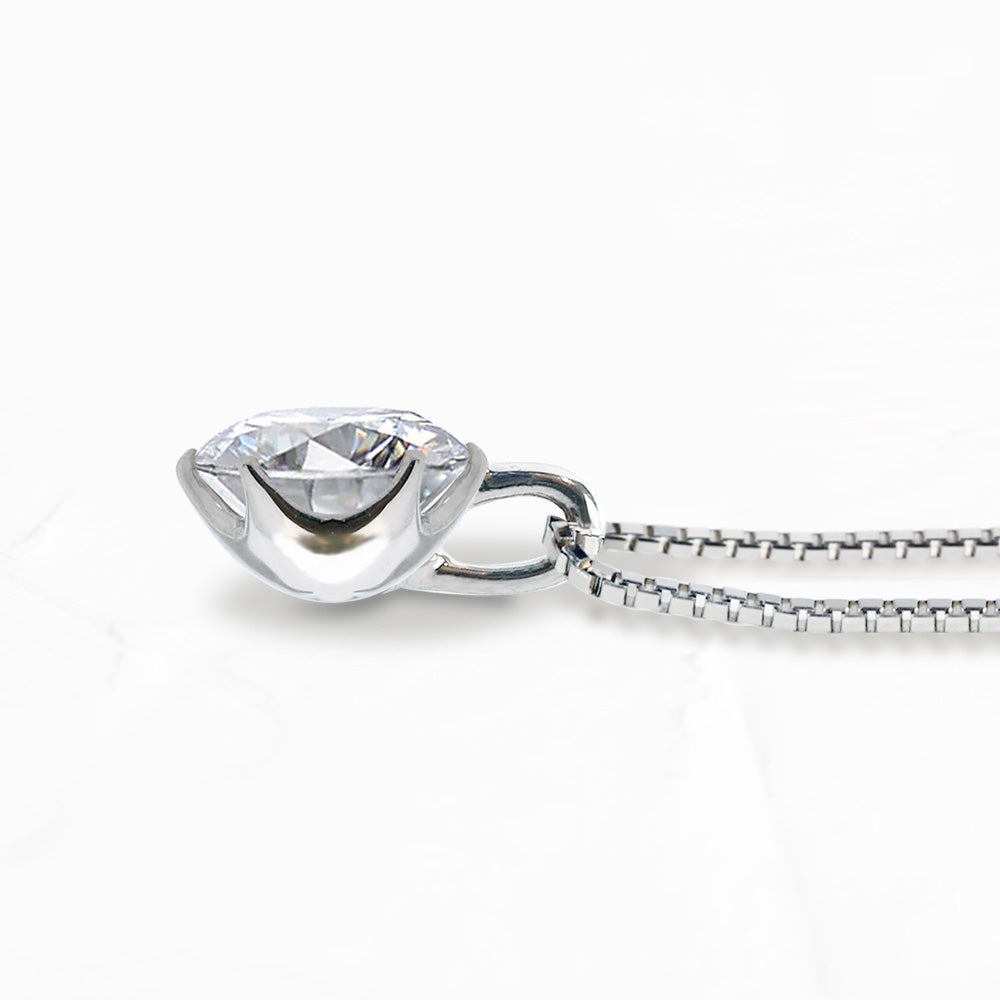 0.5ct ラボグロウンダイヤモンド 6本爪ネックレス 商品画像 5
